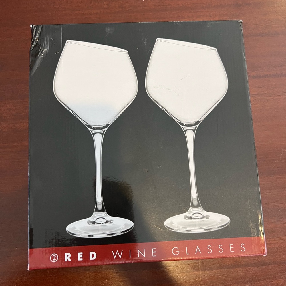 Classic Red Wine Glasses - Set of 2